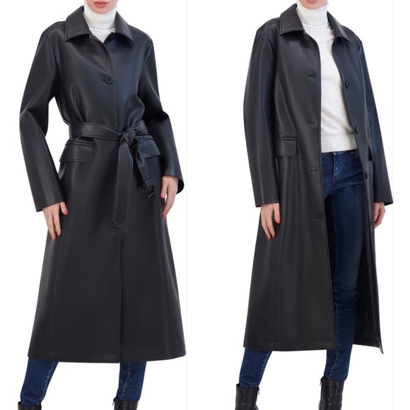Rebecca Minkoff Jackets & Blazers - Rebecca Minkoff Black Leather Trench Coat